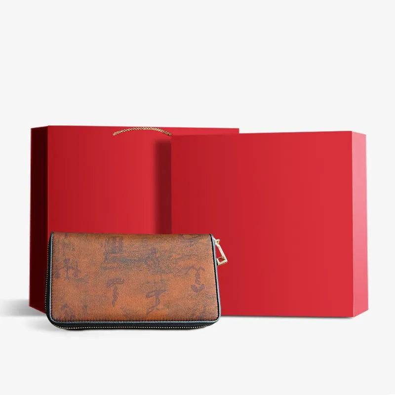 Xiangyunsha Silk Cloud Brocade Heritage Clutch Wallet – Image 8