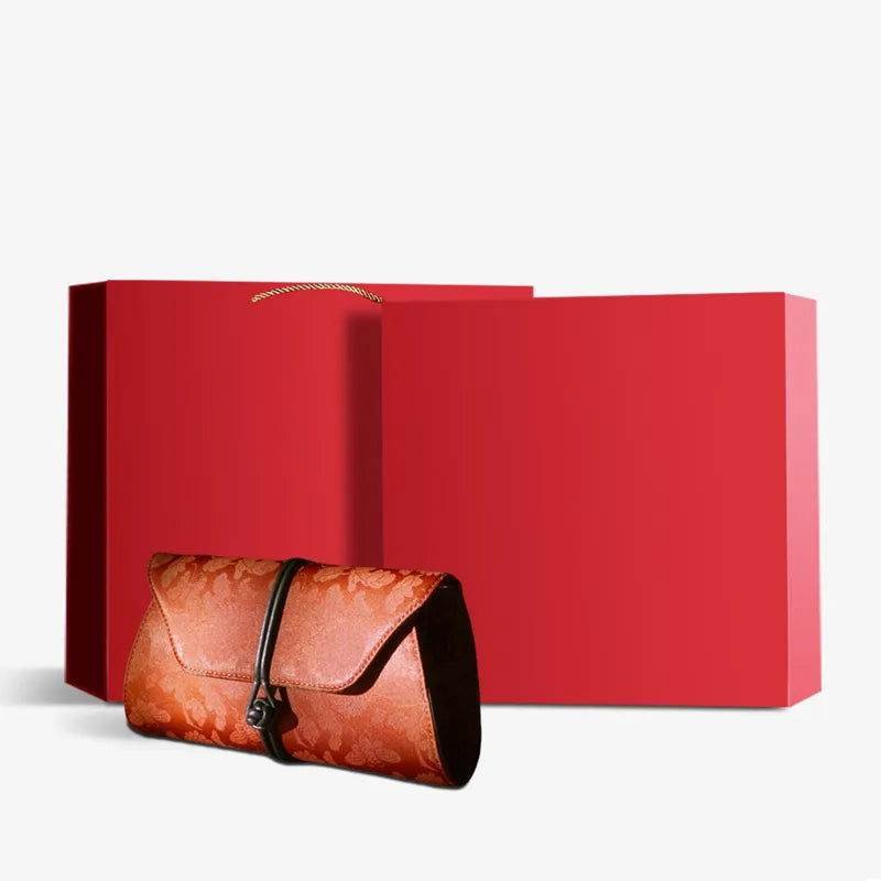 Xiangyunsha Silk Vintage New Chinese-Style Evening Clutch Wallet – Image 25