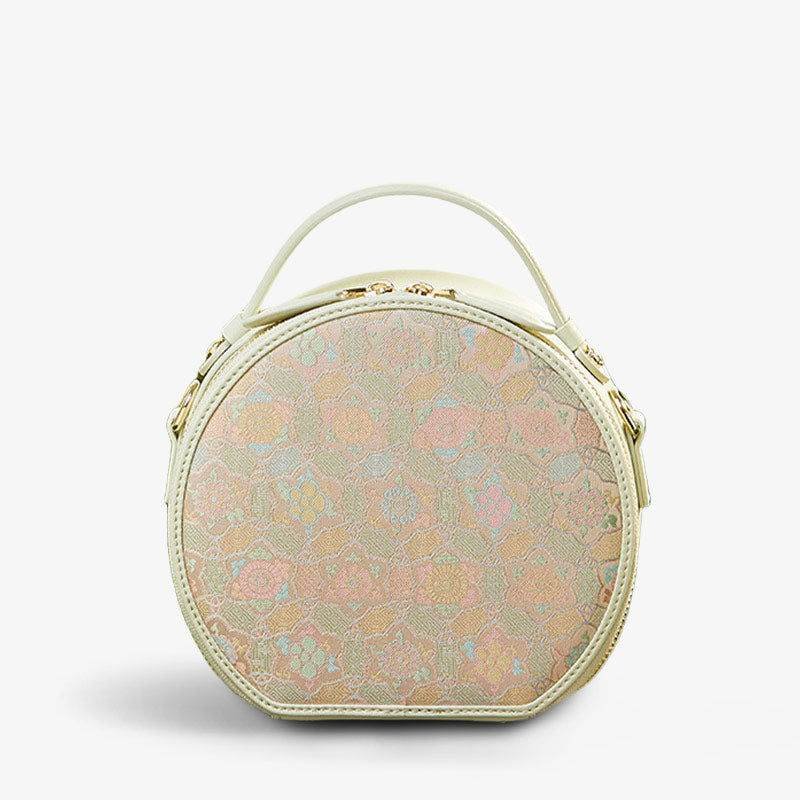 Song Brocade Silk Vintage Round Bag - 画像 (8)