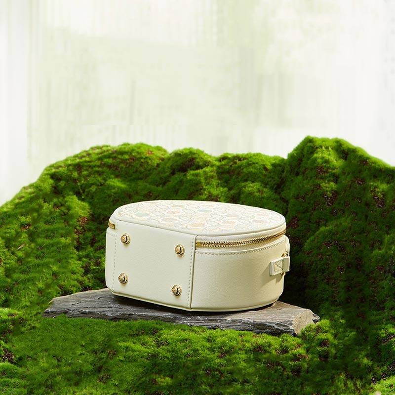 Song Brocade Silk Vintage Round Bag - 画像 (6)