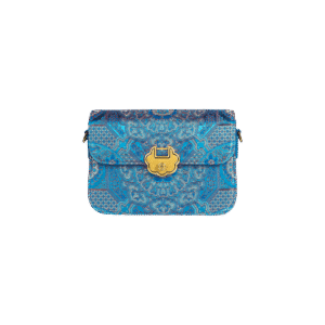 Song Brocade Leather Luxurious Clutch Handbag