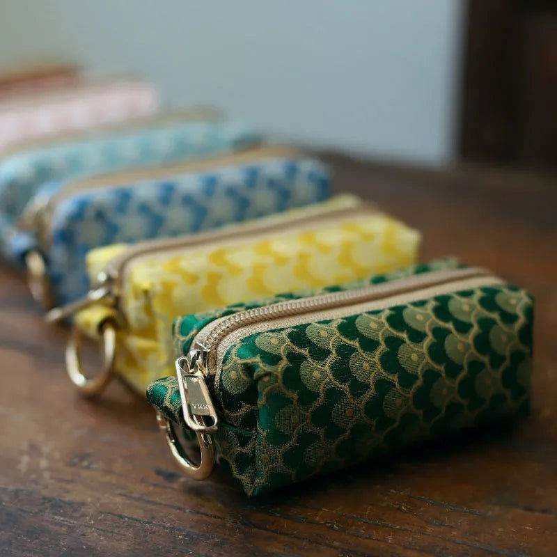 Yunjin Fabric Coin and Key Holder Mini Pouch Wallet – Image 2