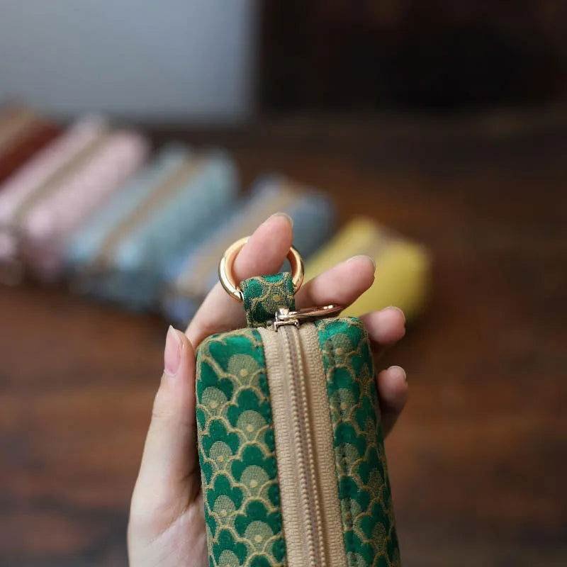 Yunjin Fabric Coin and Key Holder Mini Pouch Wallet – Image 3