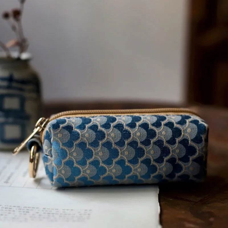Yunjin Fabric Coin and Key Holder Mini Pouch Wallet – Image 11
